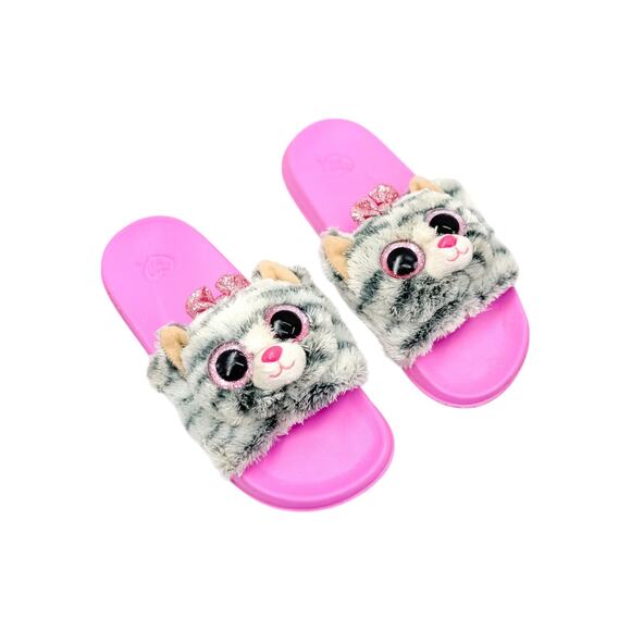 TY Beanie Boos Kiki Cat Slides - Girls Size 1-3 - Picture 5 of 5